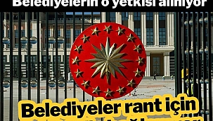 Belediyeler rant için 'SARAY'a bağlanıyor